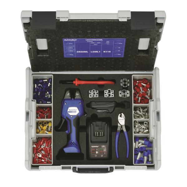 Klauke Elektromechanische    LBOXXEK50ML Crimpzange 0,14-50qmm in L-BOXX