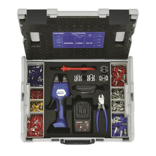 Klauke Elektromechanische    LBOXXEK50ML Crimpzange 0,14-50qmm in L-BOXX