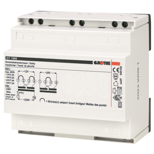GRO Trafo 12/24V                   14160    GT 1990 5,2/2,6A REG