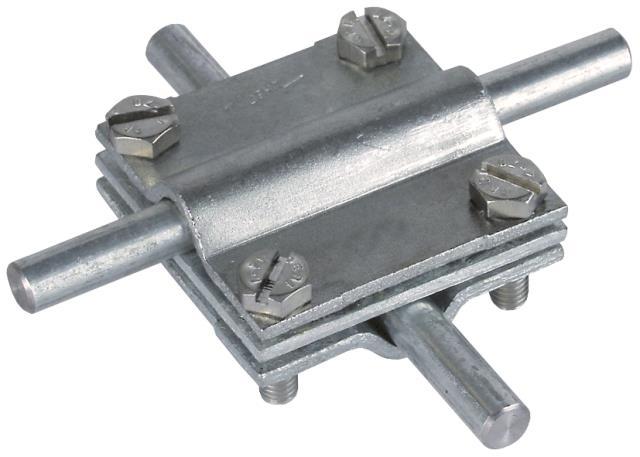 DEHN Kreuz-Verbinder              314310     8-10mm Fl.30mm mit Zwischenplatte