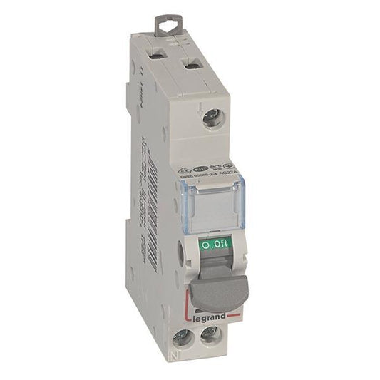 Legrand 406404 DX3 Lasttrennschalter 1p  20A 250VAC beleuchtet Kategorie AC-22A