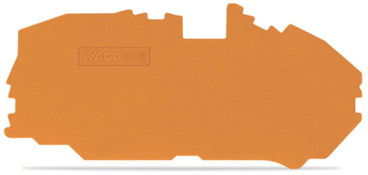 WAGO 2016-7692 Abschluss-und             Zwischenplatte,1 mm dick,orange