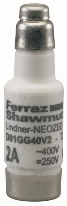 Mersen 01700.002000 D01 2A gG 400V rosa  NEOZED Sicherungseinsatz