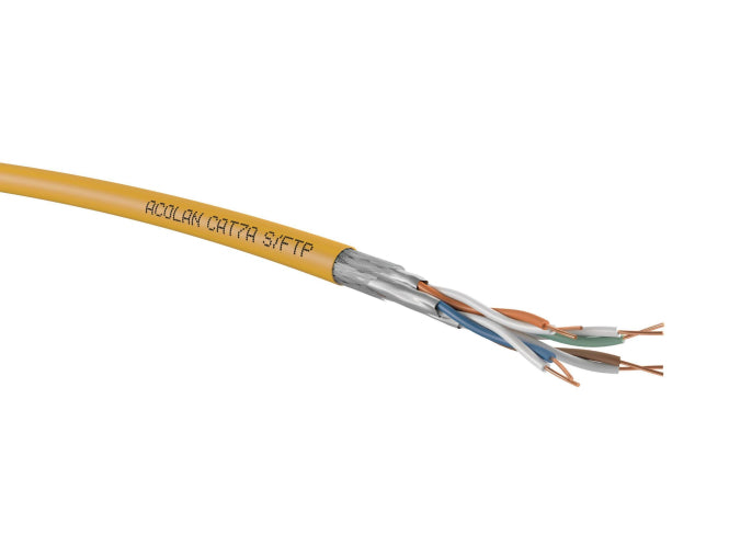 ACOME ACOLAN 1500 SF-S Cat7 LSOH gelb    4x2xAWG22/1 S/FTP 4P FRNC 1000m Dca