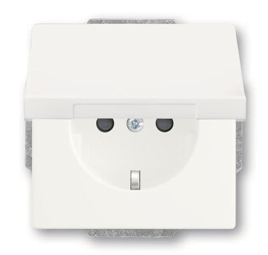 BJ SCHUKO Steckdosen-Einsatz 20 EUKB-884 studioweiß matt future linear