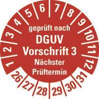 HEIN 185658 Prüfpl.DGUV3 NP   185658     26-31,r,PF,Ø20mm,500/RO
