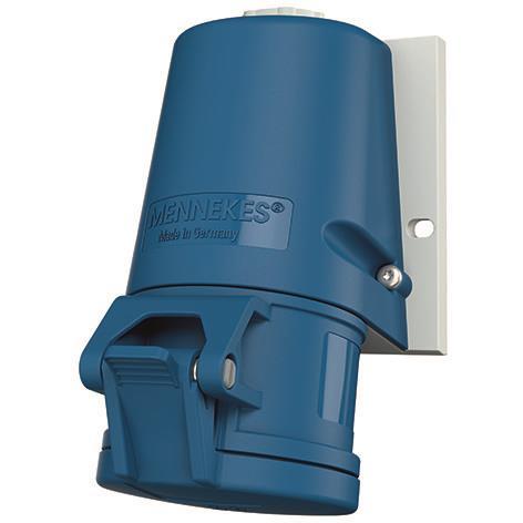 Mennekes 16A3P 6H230V Wanddose      1341     TwinCONTACT IP44