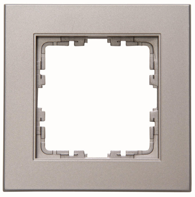 Kopp Abdeckrahmen 1f.HK07      402147002 stahlfarben