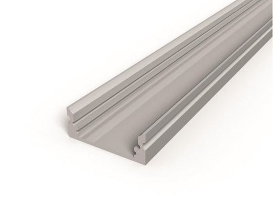 BRUM Alu-Profil-Set 2x 2500mm   15891260 B:17mm, mit Abdeckung opal und Zubehör