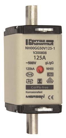 Mersen 1F765.000000 NH00 125A gG 500V    NH-Sicherung sgl spannungsfrei