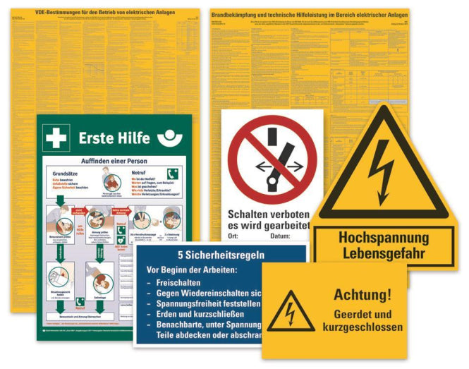 HEIN 177550 Set Warn-        HEIN_177550 u.Hinweisschilder KU/PS 7/VE