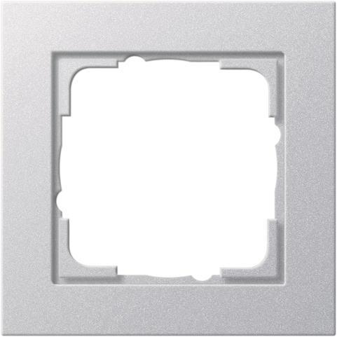 GIRA 021125 Abdeckrahmen 1fach E2        Farbe Alu