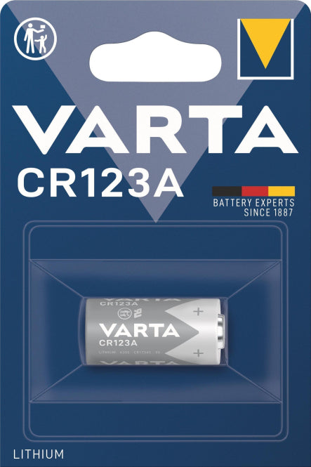 VARTA Professional Lithium        CR123A Blister 1 Stück 3,0V 1430mAh 06205301401