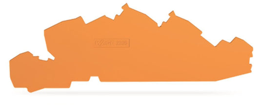 WAGO 2205-7692 Abschluss-und             Zwischenplatte,,orange