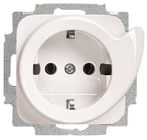 BJ Reflex SI Schuko Kombi    20EUCDR-214   mit Auswurfmechanismus alpinweiss
