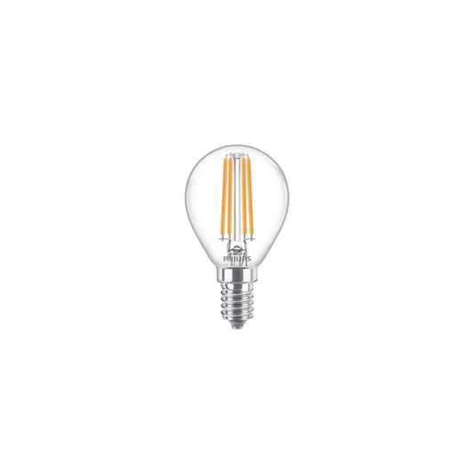 PHIL CorePro LEDluster 6,5-60W/827           Tropfen E14 806lm Glas klar   EEK E