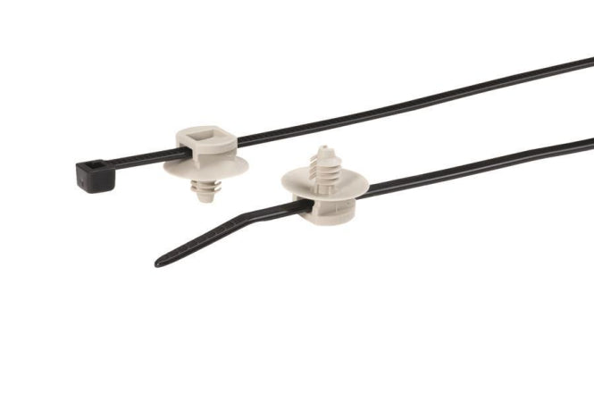 Hellermann T30RFT5-PA66HS-BK/GY (500)    Kabelbinder 150x3,5mm 150-55940