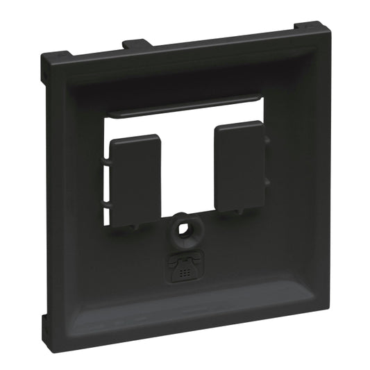 Legrand 765355 SEANO Abdeckung f.TDO &   TAE in der Farbausführung sw lackiert