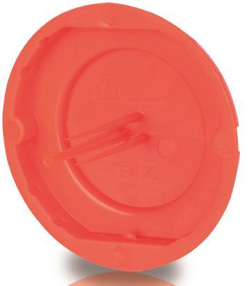 Ftronic Signaldeckel rot            E120        für Dosen 60mm