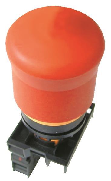EATON M22-PV/K11 NOT-HALT/AUS-    216516 Taste d38mm zugentr. unbel. 1Ö1S Front.