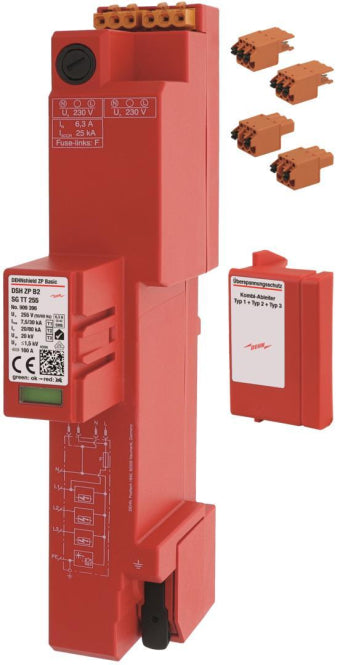 Dehn DEHNshield ZP Basic DSH ZP   909396 B2 SG TT 255 Kombiableiter Typ 1 + 2 + 3