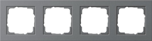GIRA 021423 Abdeckrahmen 4fach E2        Anthrazit