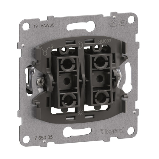 Legrand 765005 SEANO Einsatz             Serienschalter 10AX Steckklemmen