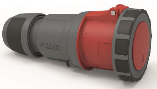 Bals Kupplung 125A 5p 400V 6h     3199-1 IP67 Schraubklemme Bajonettring gummiert