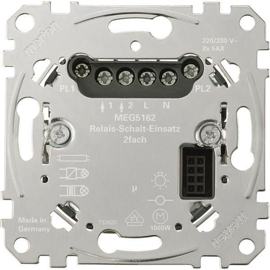 Merten Relais-Schalt-       MEG5162-0000 Einsatz 2f
