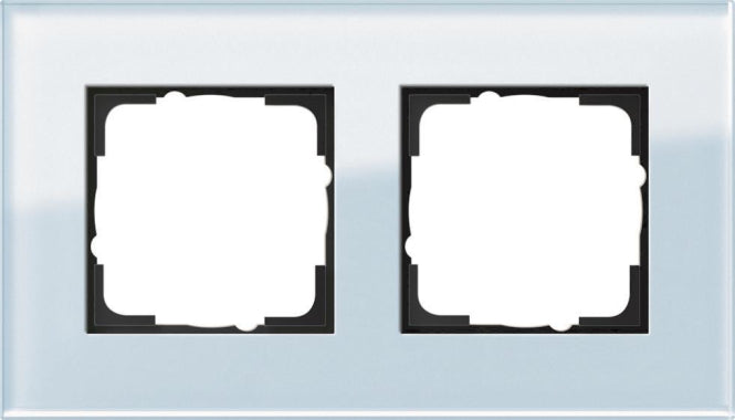 GIRA 021218 Abdeckrahmen 2fach Esprit    Glas Mint