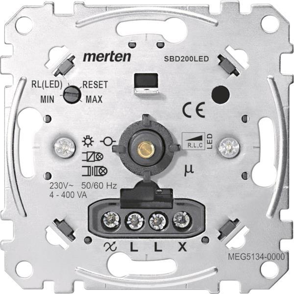 Merten Uni-Drehdimmer-      MEG5134-0000 Einsatz f.LED-Lampen