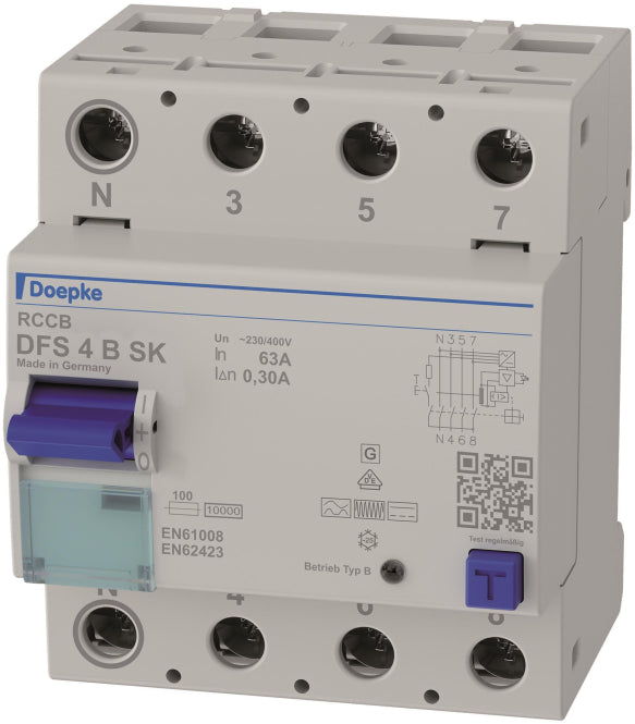 DOEP Fi-Schutzsch.   DFS4-063-4/0,30-BSK   Allstromsensitiv 230/400V    09146998