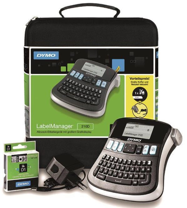 DYMO LabelManager 210D          S0964070 6/9/12mm D1/IND              im SoftCase