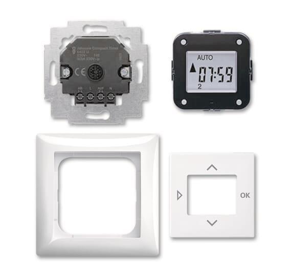 BJ Jalousie-Compact-Timer    6422 UJ-914 Komplettset  balance SI alpinweiß