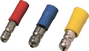 Intercable ICIQ1RST Rundstecker          0,5-1qmm Stecker 4mm rot