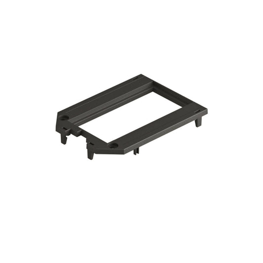 OBO UT34 P2 Abdeckplatte f.UT3 u.UT4 2   Modul45 104x76x4 PA gsw RAL9011 7408773