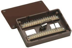 ABUS Aufputz-Lötverteiler 32-    VT4100B polig braun VdS-C