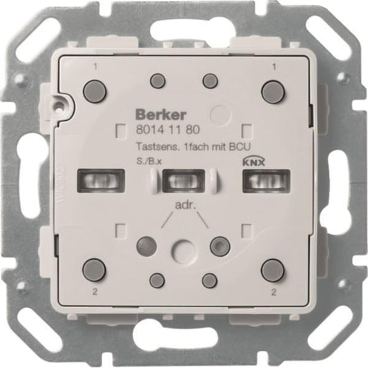 Berker Tastsensor-Modul 1fach   80141180 mit integ. Busankoppler KNX S.1/B.3/B.7