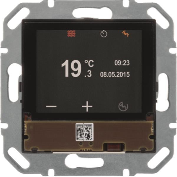 Berker KNX Raumcontroller mit   80660100 TFT-Display integriertem Busankoppler KN