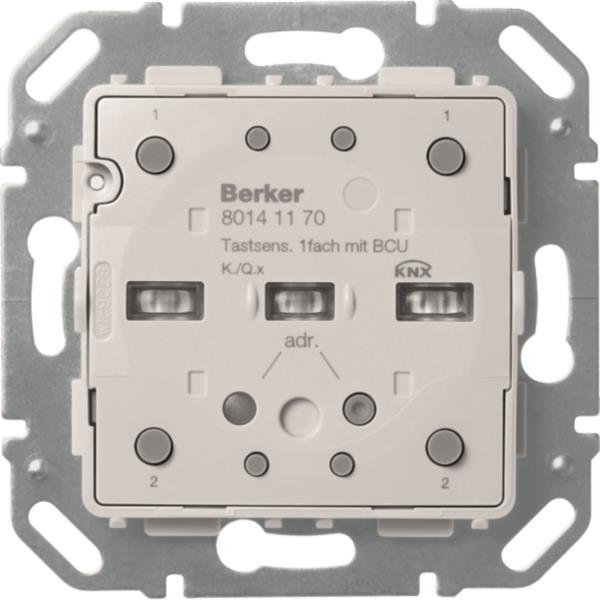 Berker Tastsensor-Modul 1fach   80141170 mit integ. Busankoppler KNX K.1