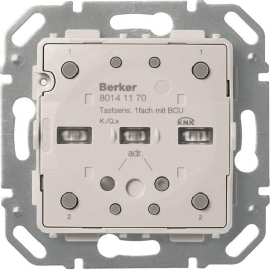 Berker Tastsensor-Modul 1fach   80141170 mit integ. Busankoppler KNX K.1