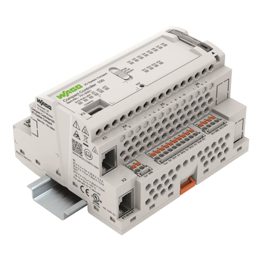 WAGO 751-9301 Compact Controller 100,8DI 4DO 2AI 2AO 2NI1K/PT1K 1RS485,2xETHERNET