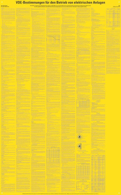 HEIN 39075 VDE-Bestimmungen   HEIN_39075 f.d.Betr. Kunststoff 4Bohr,610x980mm