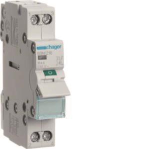 Hager Ausschalter 16A 1Schließer+ SBM216 Neutral 250VAC m.Leuchtmelder 1PLE
