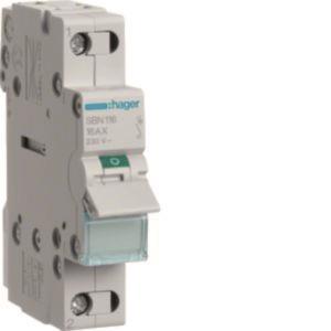 Hager Ausschalter 16A 1Schließer  SBN116 230VAC 1PLE
