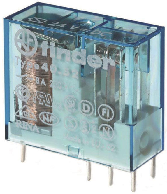 Finder Steck-/Printrelais                40.52.9.024.5000 2W 8A 24VDC