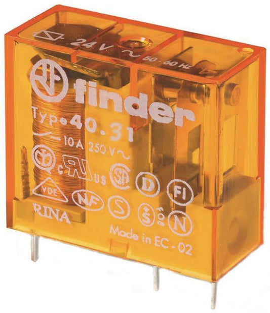 Finder Steck-/Printrelais                40.31.8.230.0000 1W 10A 230VAC