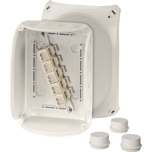 Hensel Kabelabzweigkasten      DK 1610 G 2,5-10qmm 3ph, 16qmm 1ph, 5pol. Klemme