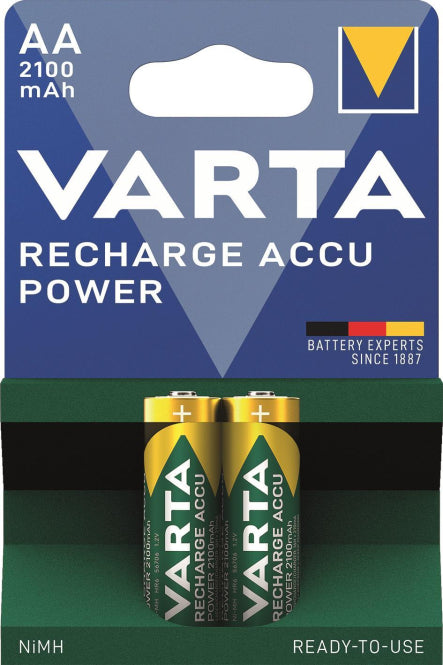 VARTA POWER Akku Mignon 1,2V       56706 2100mAh * Blister a 2 St *   56706101402