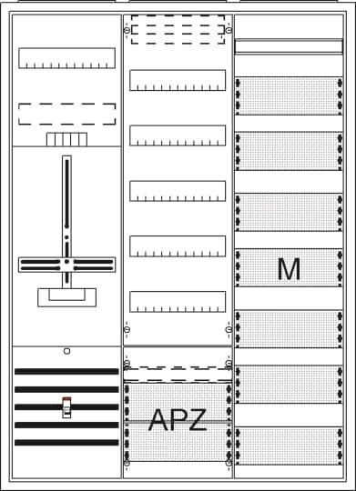 Striebel Komplettschrank APZ      DA37CD 3-Punkt Multimedia  1100x800 1Z1V5A2